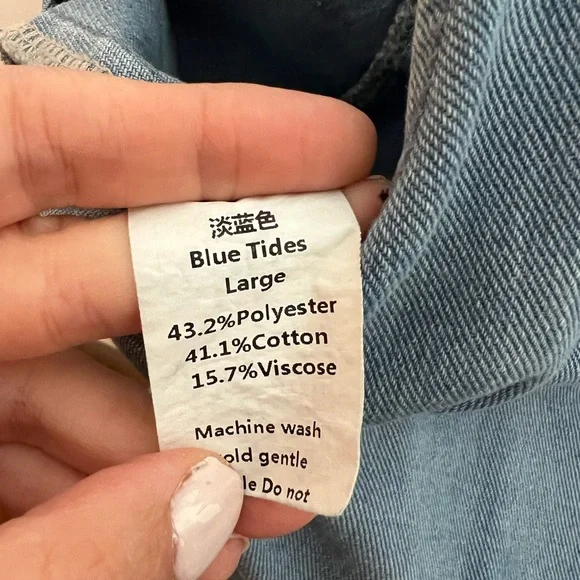 Blue Denim Overalls - Picture 3 of 3